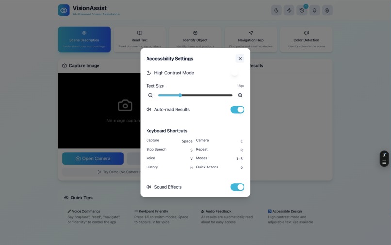 VisionAssist – screenshot 3