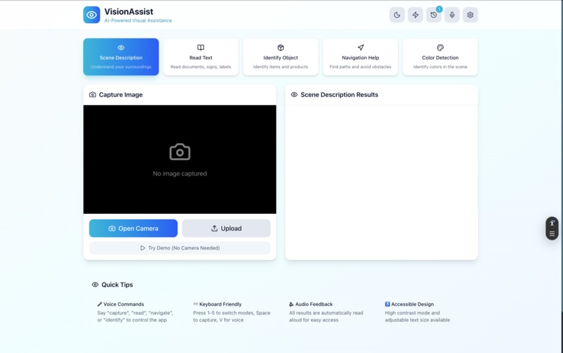 VisionAssist – screenshot 2