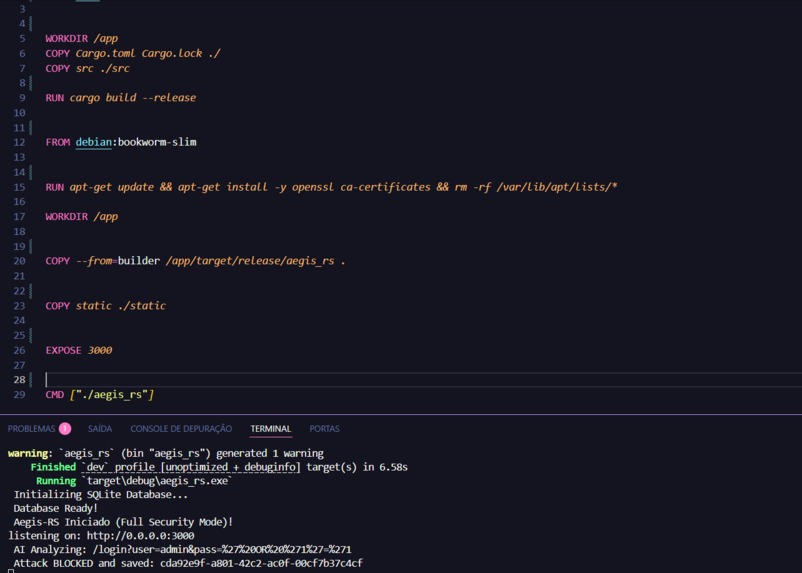 Aegis-RS: Intelligent AI-WAF – screenshot 4
