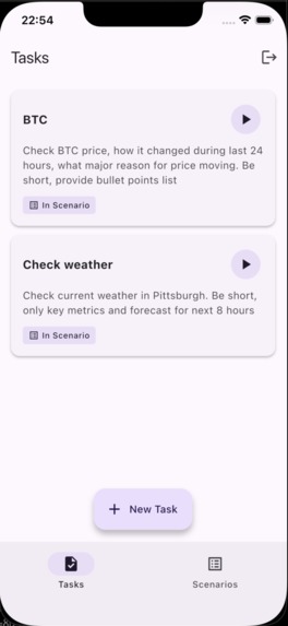 My assistant  – screenshot 1