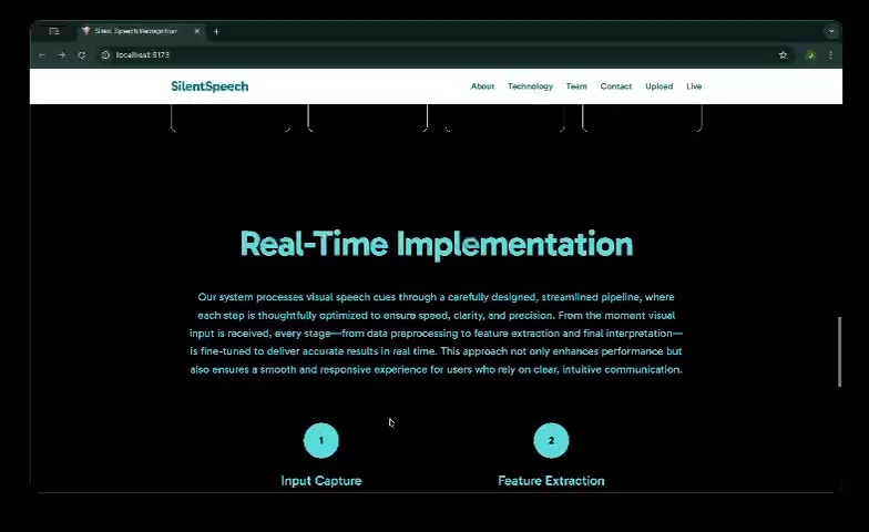 Silent Speech Recognition for the Voiceless – screenshot 5