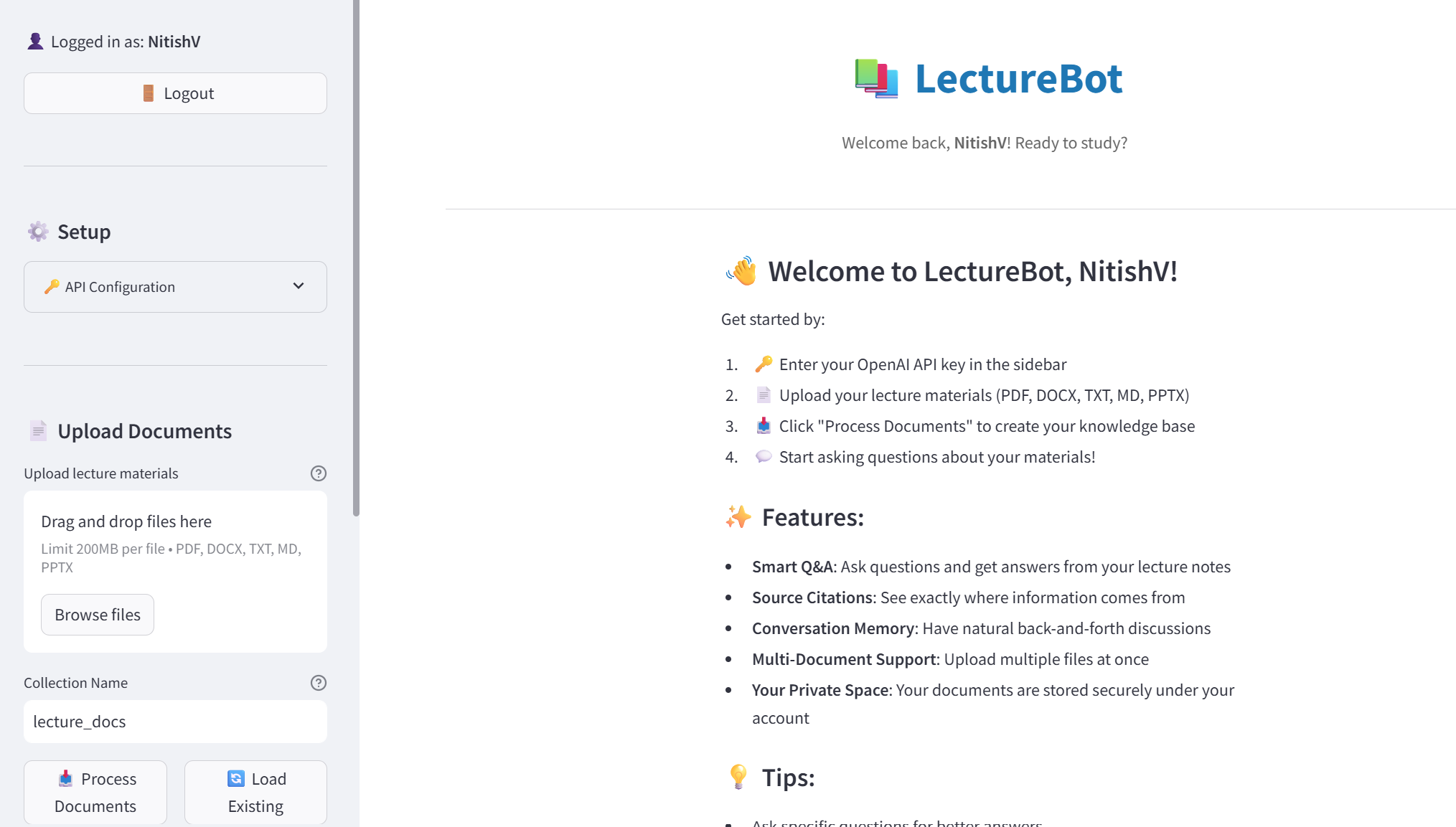 Lecture Bot | Devpost