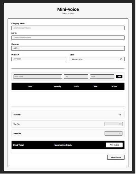 Mini-voice  – screenshot 1