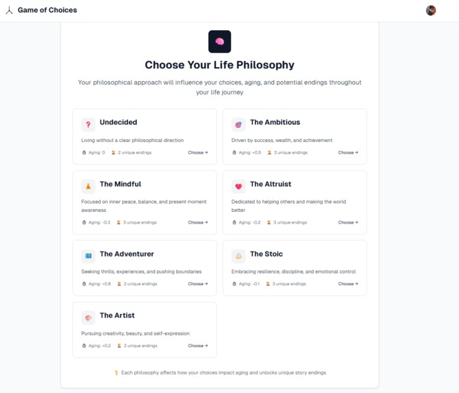 Game of Choice – screenshot 2