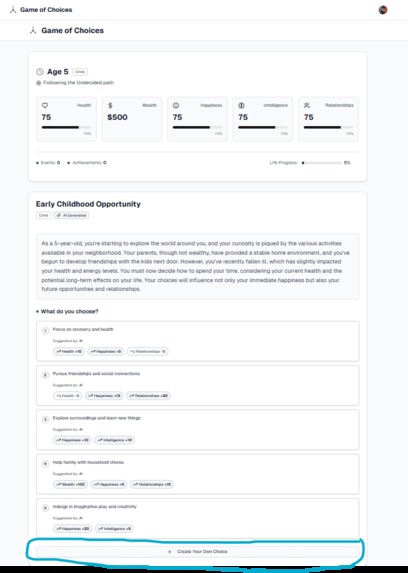Game of Choice – screenshot 3