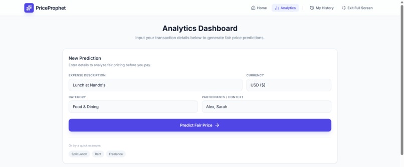 PriceProphet – screenshot 3