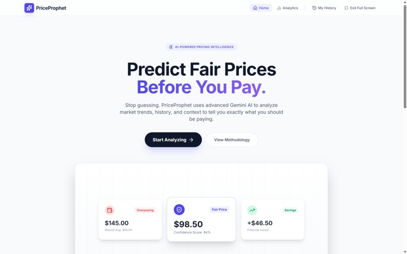 PriceProphet – screenshot 2