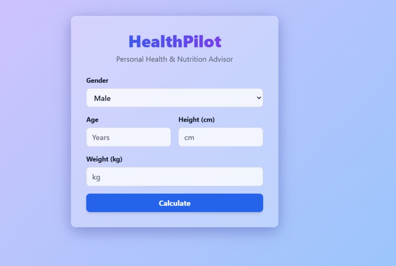 Personal Health & Nutrition Advisor – screenshot 3