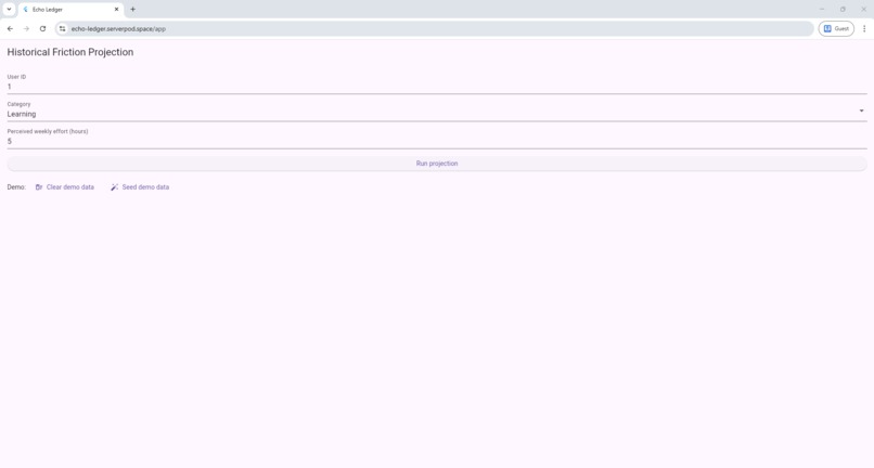 Echo Ledger – screenshot 2