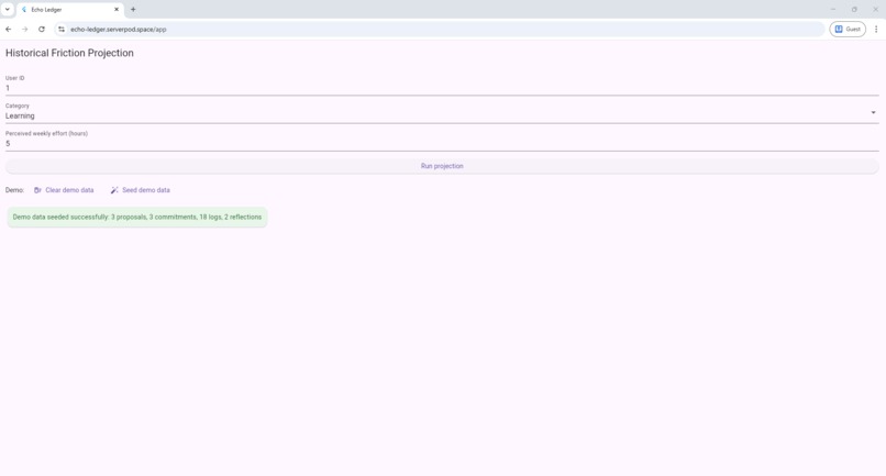 Echo Ledger – screenshot 3