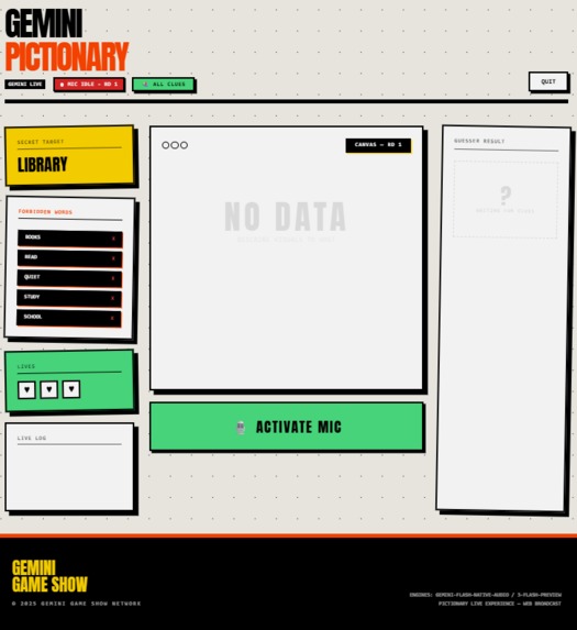 Gemini Pictionary – screenshot 1