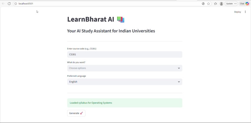 LearnBharat AI – screenshot 2