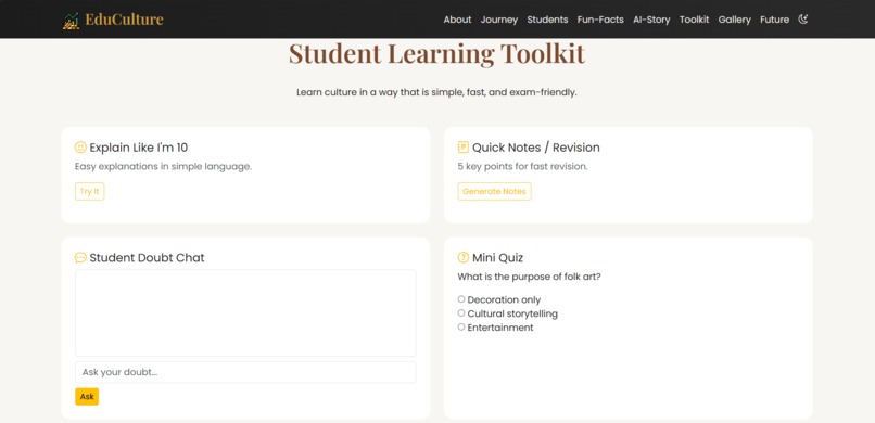 EduCulture – screenshot 2