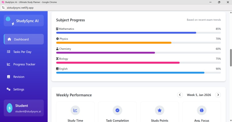 Ai study sync – screenshot 4