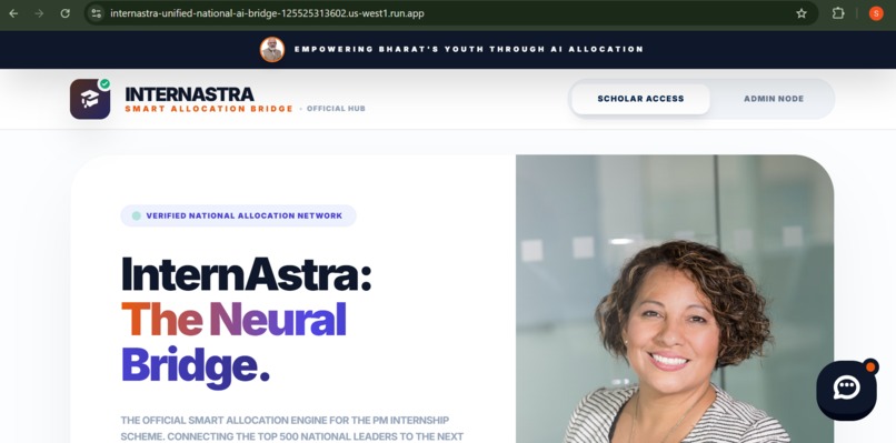 InternAstra: The Smart National AI Allocation Bridge – screenshot 1