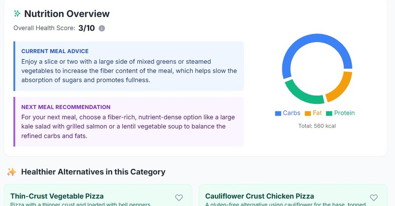 NutrAIcionist – screenshot 3
