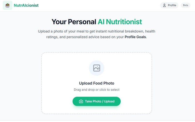 NutrAIcionist – screenshot 1