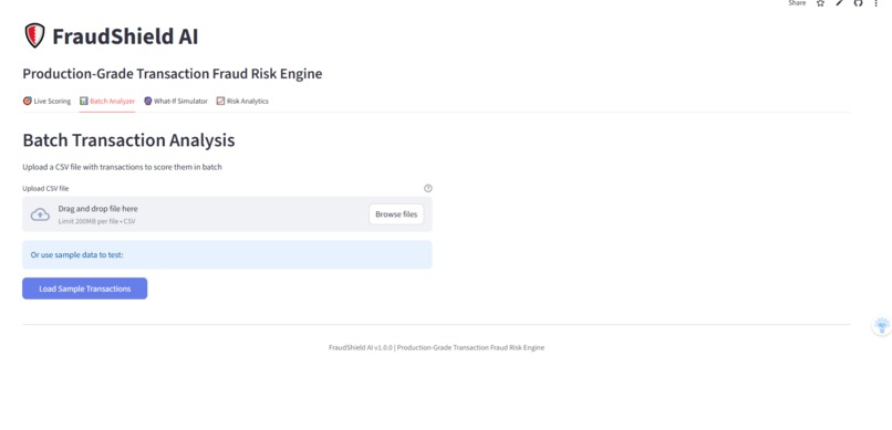 FraudShield AI – screenshot 1