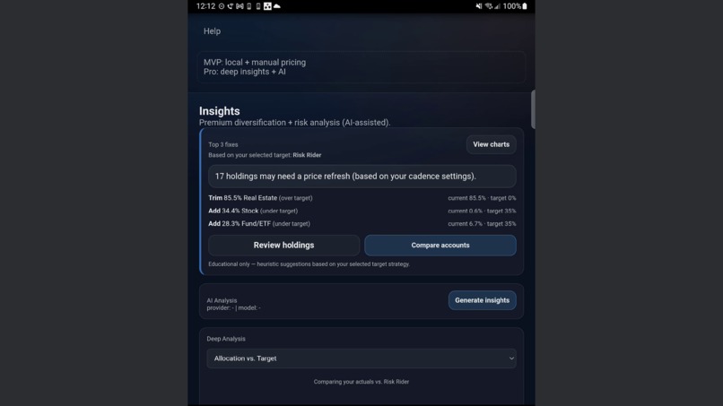 OnePortfolio – screenshot 3
