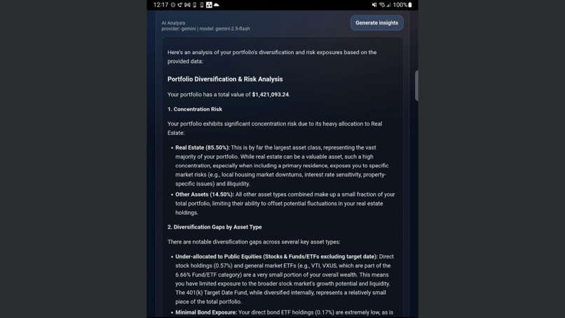 OnePortfolio – screenshot 4
