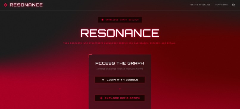 Resonance - Knowledge Graph Builder – screenshot 1