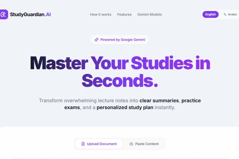 StudyGuardian AI – screenshot 1