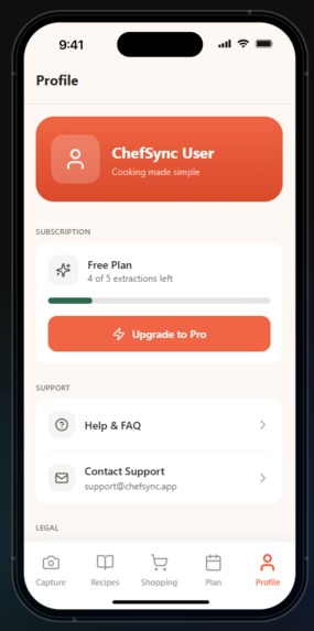 ChefSync - AI Recipe Companion – screenshot 2