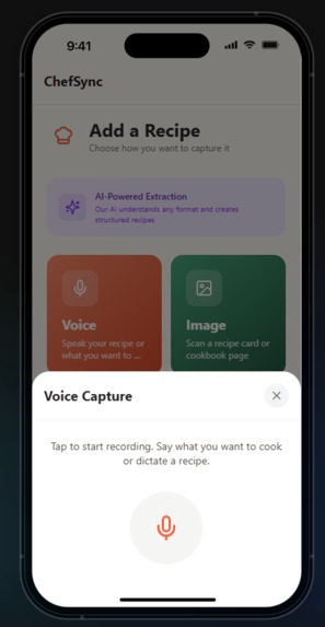 ChefSync - AI Recipe Companion – screenshot 3