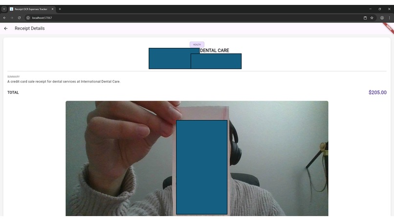 My OCR Receipt Analyzing Tool – screenshot 7