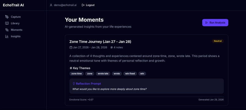 EchoTrail AI – screenshot 3