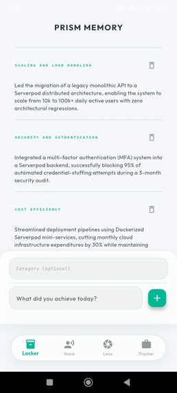 PRISM: The Career Architect – screenshot 3