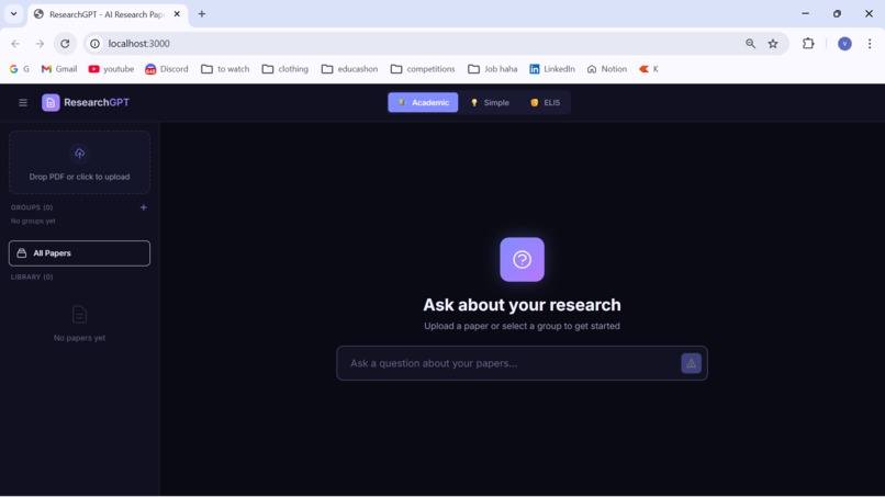 ResearchGPT – screenshot 1