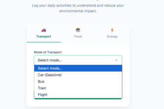 CarbonWise — Personal Carbon Footprint Tracker | Devpost