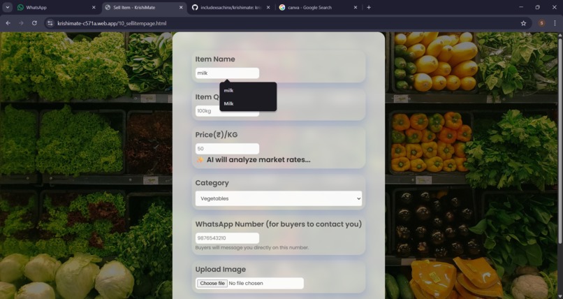 KrishiMate – screenshot 1