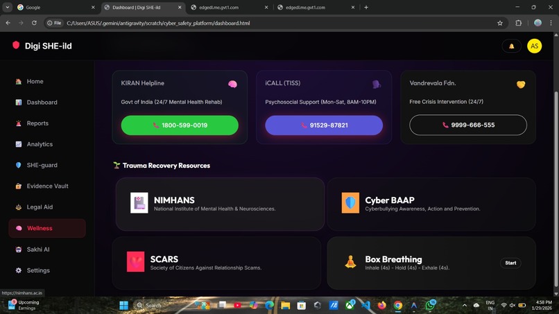 Digi SHE-ild – screenshot 3