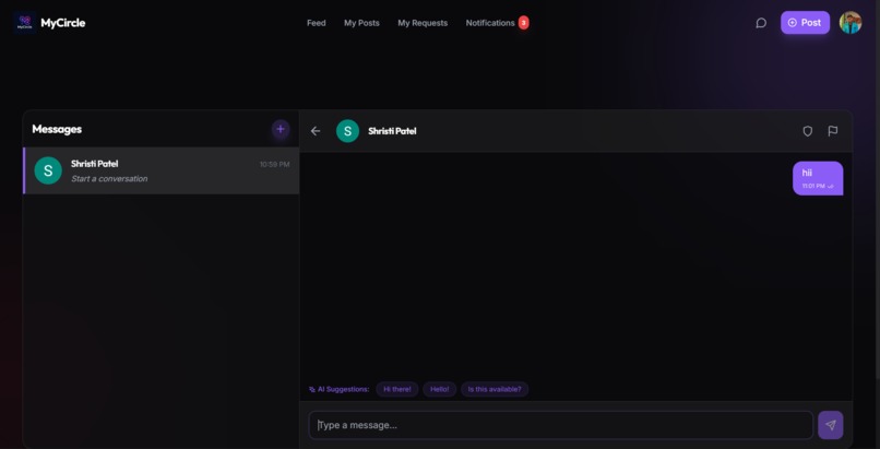 Mycircle  – screenshot 2