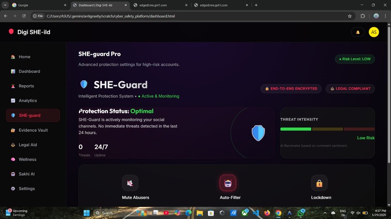 Digi SHE-ild – screenshot 4