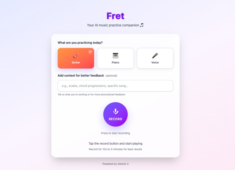 Fret App – screenshot 1