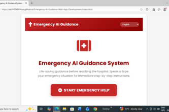 Emergency AI Guidance Web App