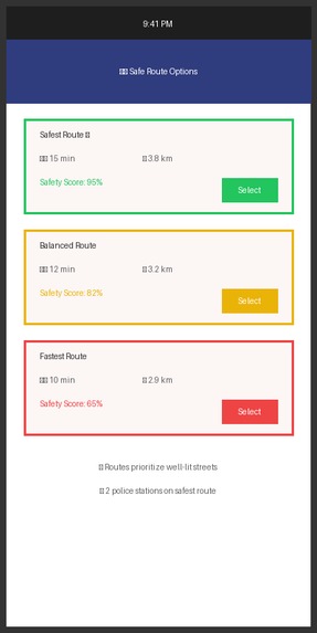 SAFEROUTE – screenshot 2