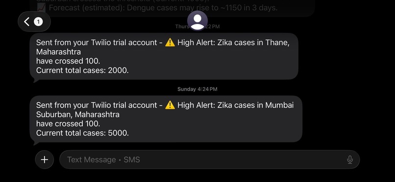 Detection and Prediction AI Chatbot for Viral Diseases  – screenshot 5