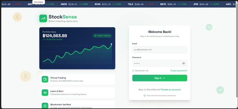 stocksence – screenshot 1