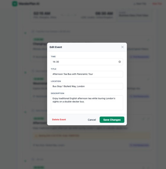 WanderPlan AI – screenshot 3
