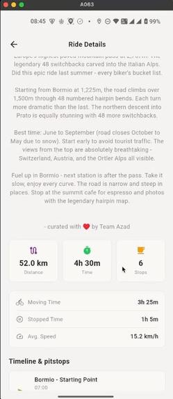 Azad : The community driven riding assistant for bikers  – screenshot 21