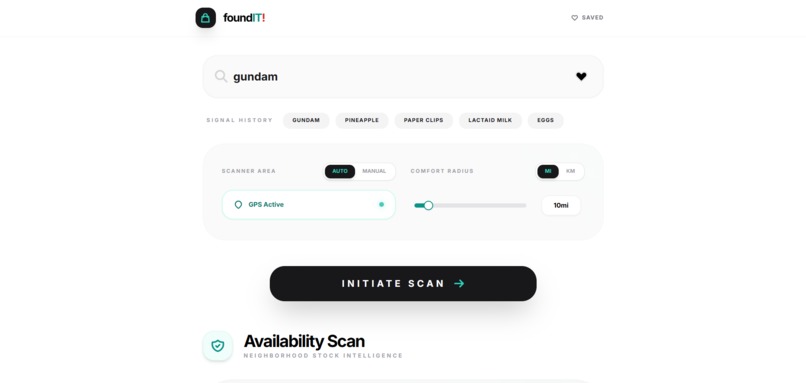 foundIT! Item Tracker – screenshot 1