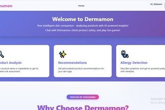 DERMAMON-AI-Powered Skincare Analysis Platform