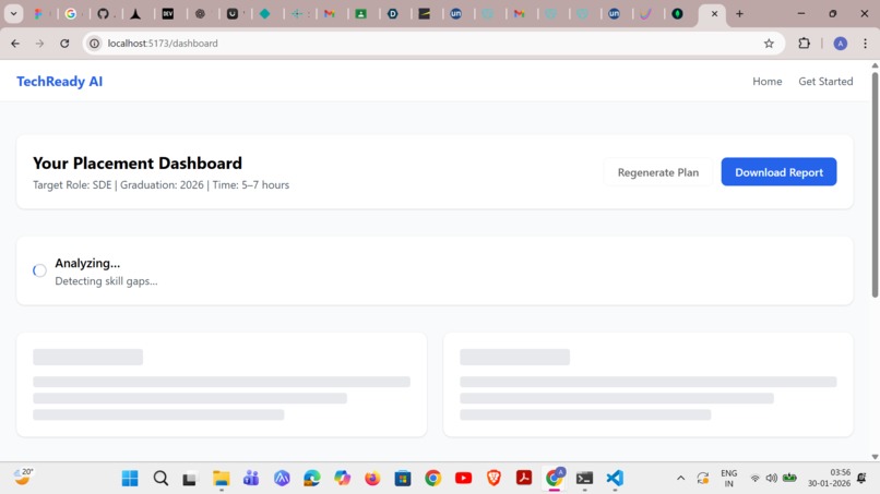 TechReady AI – Placement Coach for Indian Students – screenshot 5