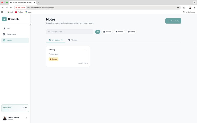 Virtual Science Labs Academy – screenshot 1