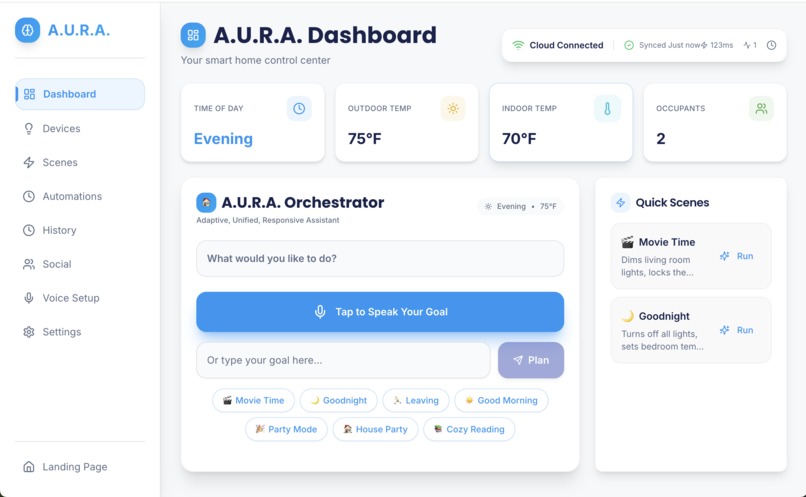 A.U.R.A. (Adaptive, Unified, Responsive Assistant)   – screenshot 3