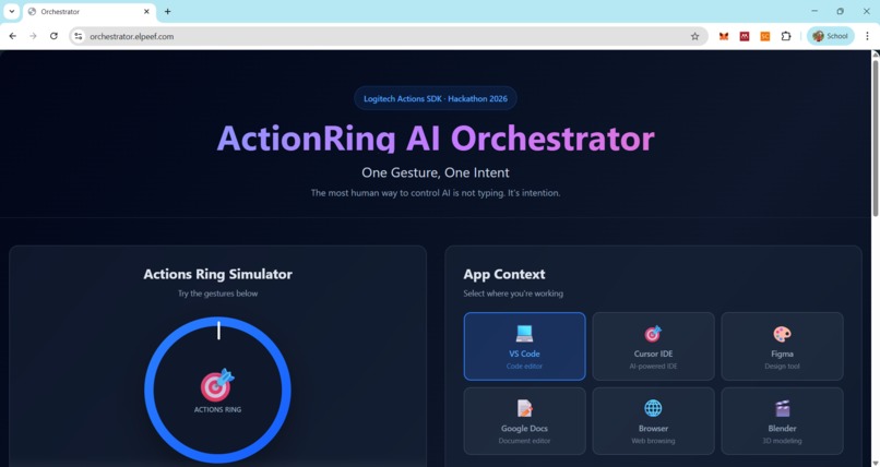 ActionRing AI Orchestrator – screenshot 1